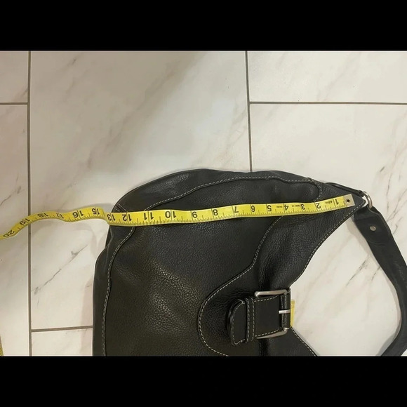 Michael Kors Black Pebbled Leather Hobo Bag - Picture 10 of 14